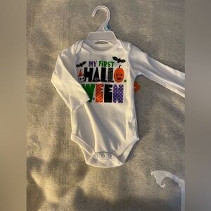 🆕 Baby Starters- Halloween shirt- baby unisex 6 mo